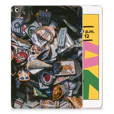 Apple iPad 10.2 | iPad 10.2 (2020) | 10.2 (2021) Tablet Backcover met foto Badges Apple iPad 10.2 | iPad 10.2 (2020) | 10.2 (2021) Tablet Backcover met foto Badges