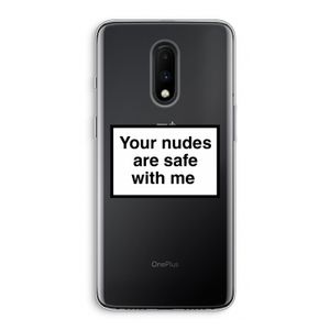 Safe with me: OnePlus 7 Transparant Hoesje