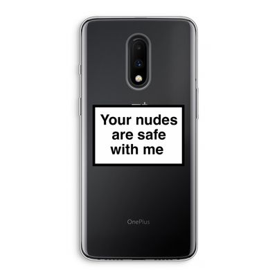 Safe with me: OnePlus 7 Transparant Hoesje