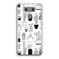 Cactusmotief: LG G6 Transparant Hoesje Cactusmotief: LG G6 Transparant Hoesje
