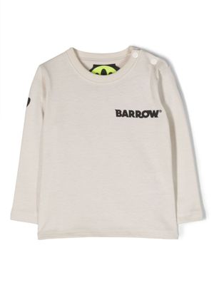 Barrow kids t-shirt à logo imprimé - Tons neutres