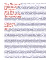 The National Holocaust Museum and the Hollandsche Schouwburg (Hardback)