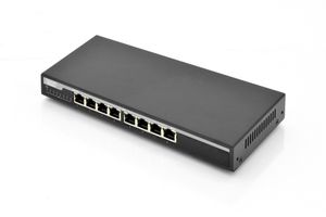 Digitus DN-95340 netwerk-switch Unmanaged Gigabit Ethernet (10/100/1000) Power over Ethernet (PoE) Zwart