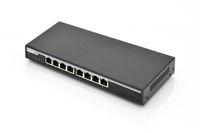Digitus DN-95340 netwerk-switch Unmanaged Gigabit Ethernet (10/100/1000) Power over Ethernet (PoE) Zwart - thumbnail