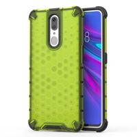 Honingraat schokbestendig PC + TPU Case voor OPPO F11 (groen)