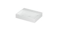 Wastafel United Porselein met 1 kraangat incl. porseleinen click plug en verborgen overloop systeem 60 cm x 45 cm x 11 cm Glans wit 0206011 Wastafel United Porselein met 1 kraangat incl. porseleinen click plug en verborgen overloop systeem 60 cm x 45 cm x 11 cm Glans wit 0206011