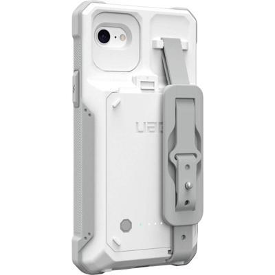 Urban Armor Gear WF0000044130 Laadcover Apple iPhone SE (2022 & 2020) Wit-grijs Geïntegreerde accu