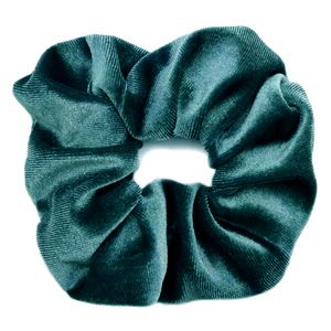 scrunchie Velvet Petrol green