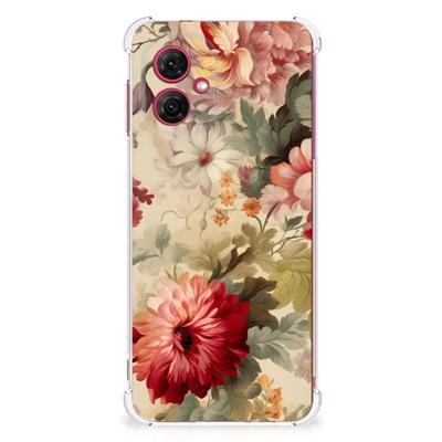 Case voor Motorola Moto G55 Bloemen
