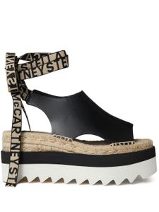 Stella McCartney espadrilles Gaia à plateforme - Noir