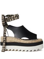 Stella McCartney espadrilles Gaia à plateforme - Noir - thumbnail