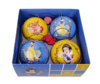 Bauble Box 4 Pcs Snow White Polyfoam 16,5x16,5x8,3 cm kerstornament - Disney Bauble Box 4 Pcs Snow White Polyfoam 16,5x16,5x8,3 cm kerstornament - Disney