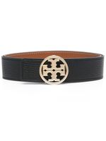 Tory Burch ceinture Miller à design réversible - Noir