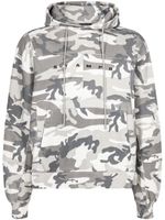 Stampd camouflage-print patchwork hoodie - Tons neutres - thumbnail