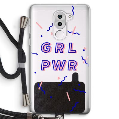 GRL PWR: Honor 6X Transparant Hoesje met koord