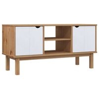 The Living Store OTTA Tv-kast - 113.5x43x57cm - massief grenenhout