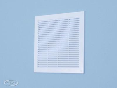 Schoepenrooster kunststof wit