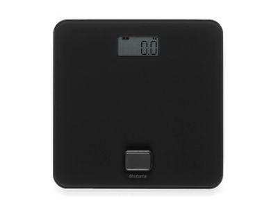 Brabantia renew personenweegschaal met dynamo dark grey