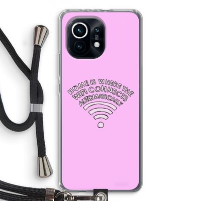 Home Is Where The Wifi Is: Xiaomi Mi 11 Transparant Hoesje met koord