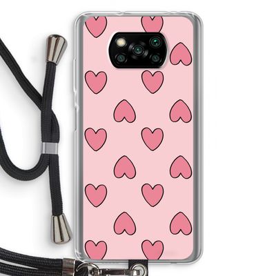 Ondersteboven verliefd: Xiaomi Poco X3 Pro Transparant Hoesje met koord