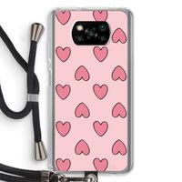 Ondersteboven verliefd: Xiaomi Poco X3 Pro Transparant Hoesje met koord