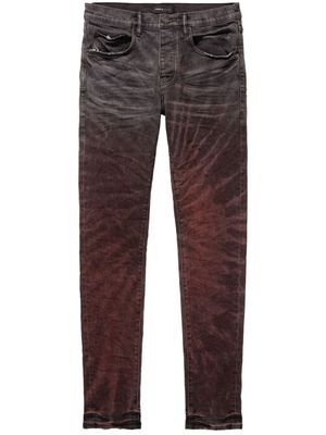 Purple Brand jean skinny à taille basse - Rouge