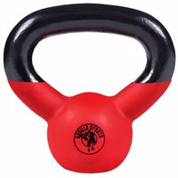 Gorilla Sports Kettlebell - Gietijzer (rubber coating) - 4 kg - thumbnail