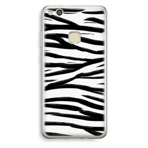 Zebra pattern: Huawei Ascend P10 Lite Transparant Hoesje