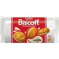 Lotus Biscoff gevulde speculoos, display van 16 stuks met 5 koekjes, 50 g, vanille