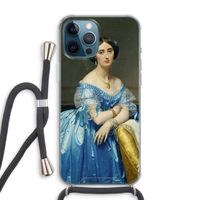 Eleonore: iPhone 12 Pro Max Transparant Hoesje met koord