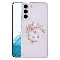 Samsung Galaxy S22 Stevig Bumper Hoesje Boho Text - thumbnail