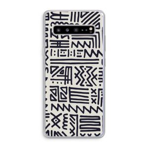 Marrakech print: Samsung Galaxy S10 5G Transparant Hoesje