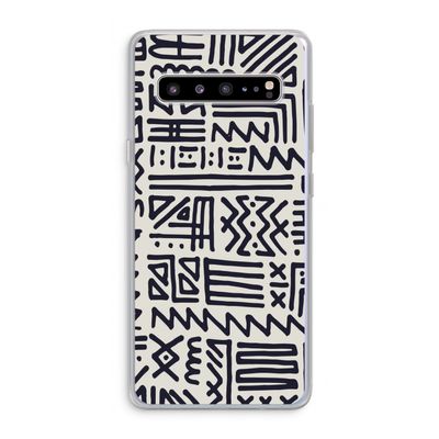 Marrakech print: Samsung Galaxy S10 5G Transparant Hoesje