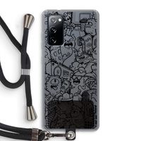 Vexx Black City : Samsung Galaxy S20 FE / S20 FE 5G Transparant Hoesje met koord
