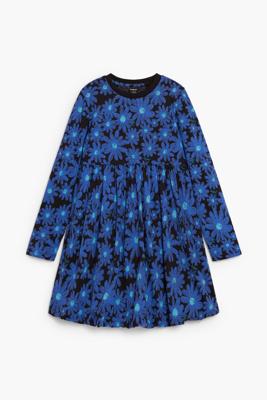 Lange mouwen jurk met madeliefjes - MATERIAL FINISHES - 3/4