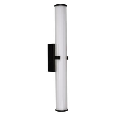 Searchlight Badkamer wandlampClamp 63cm zwart - 63126-1BK
