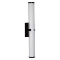 Searchlight Badkamer wandlampClamp 63cm zwart - 63126-1BK