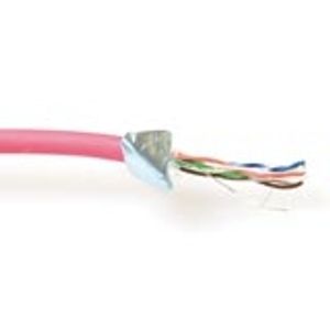 ACT CAT5E F/UTP LSZH soepel patch ivoor 100 m