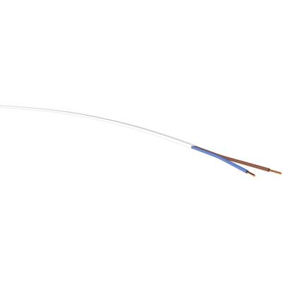 VER H03VVH2-F 2x0,75 ws Ri.100 Krachtoverbrenging H03VVH2-F 2 x 0.75 mm² Wit 100 m