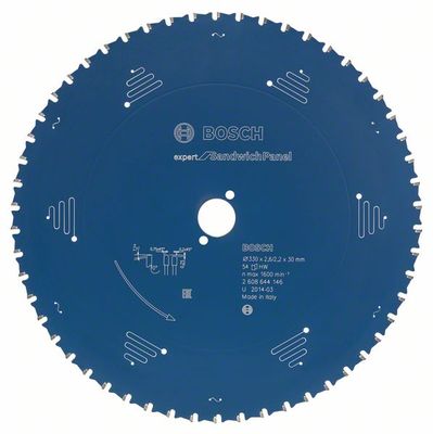 Bosch Accessoires Cirkelzaagblad Expert for SandwichPanel 350x30x2.9/2.5x60 T - 2608644165