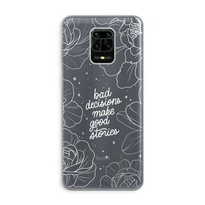 Good stories: Xiaomi Redmi Note 9 Pro Transparant Hoesje