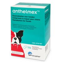 Anthelmex Kauwtabletten voor honden 24 tabletten