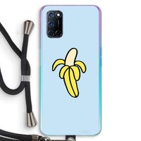 Banana: Oppo A72 Transparant Hoesje met koord