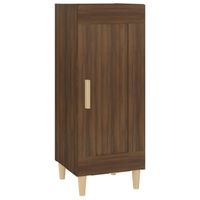 vidaXL Dressoir 34,5x34x90 cm bewerkt hout bruin eikenkleur - thumbnail