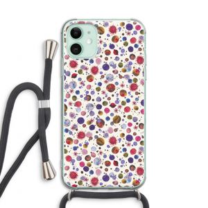 Planets Space: iPhone 11 Transparant Hoesje met koord