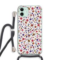 Planets Space: iPhone 11 Transparant Hoesje met koord