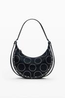 Kleine ovale tas met studs - BLACK - U