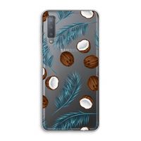 Kokosnoot roze: Samsung Galaxy A7 (2018) Transparant Hoesje