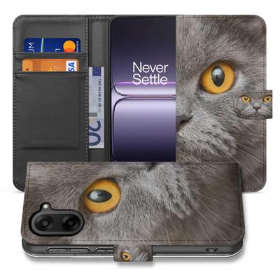 Britse Korthaar Magnetisch Hoesje Voor OnePlus Nord CE 5 | Book Case & Portemonnee Hoesje