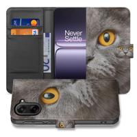 Britse Korthaar Magnetisch Hoesje Voor OnePlus Nord CE 5 | Book Case & Portemonnee Hoesje